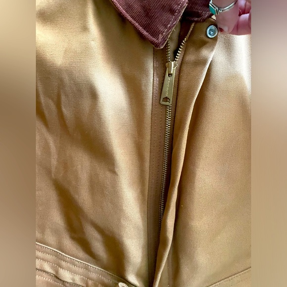 Vintage Carhartt dead stock insulated duck bib coveralls workwear size 54 BNWOT - Picture 4 of 10